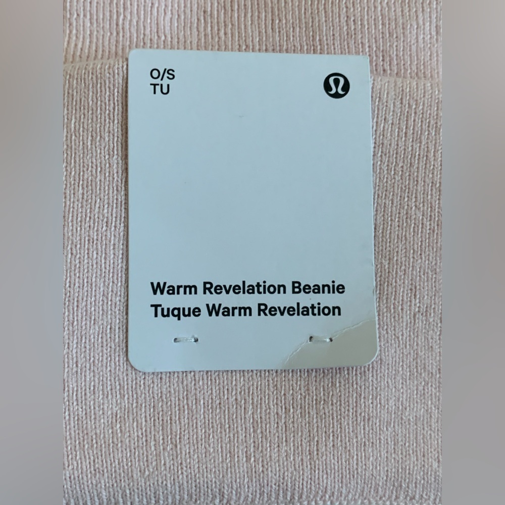 Lululemon Athletica Pink Warm Revelation Beanie Hat NWT - Picture 5 of 5